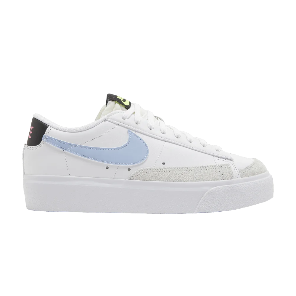 Krossovki-Nike-Wmns-Blazer-Low-Platform-White-Cobalt-Bliss