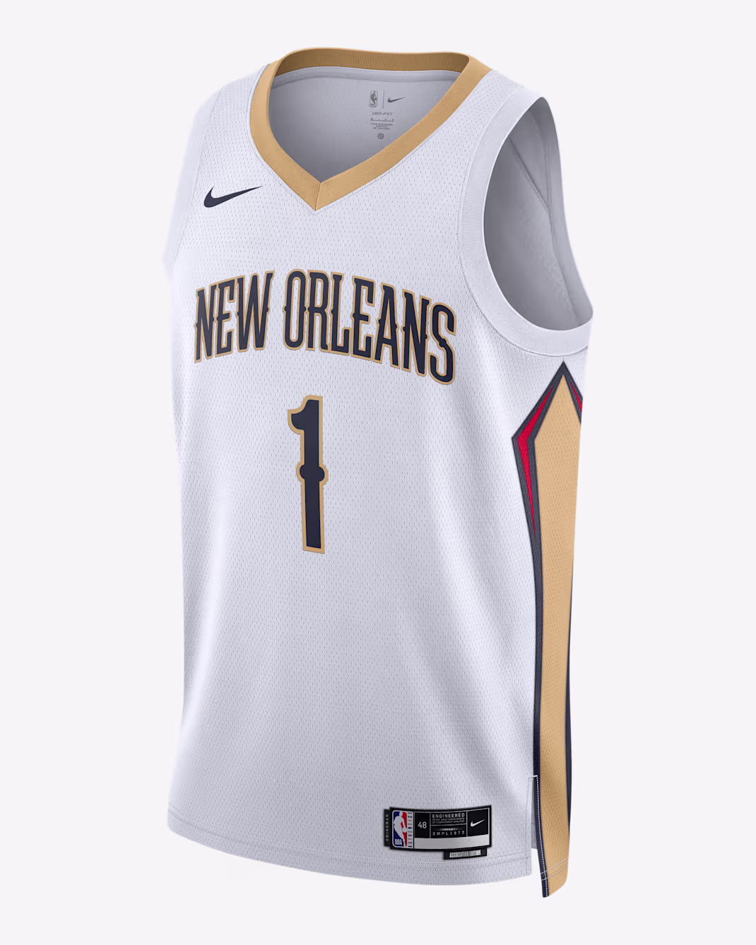 Баскетбольное джерси Nike NBA Zion Williamson NOP 23-24 Association Edition Swingman