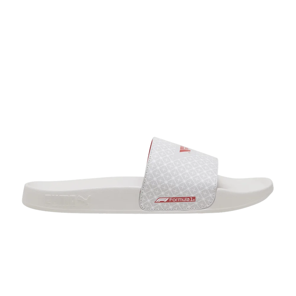 Formula-1-x-Puma-Leadcat-2.0-Slide-White-Pop-Red