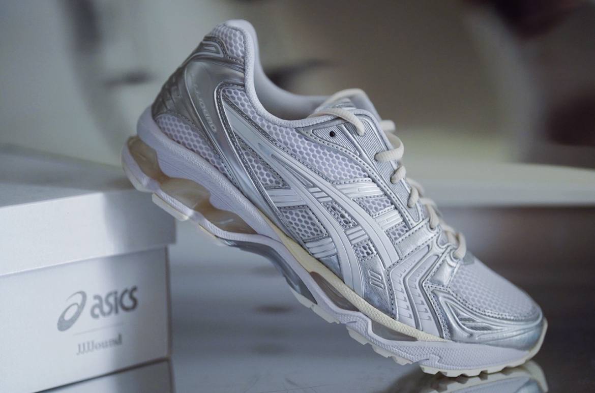 Кроссовки JJJJound x Asics Gel Kayano 14 Silver White