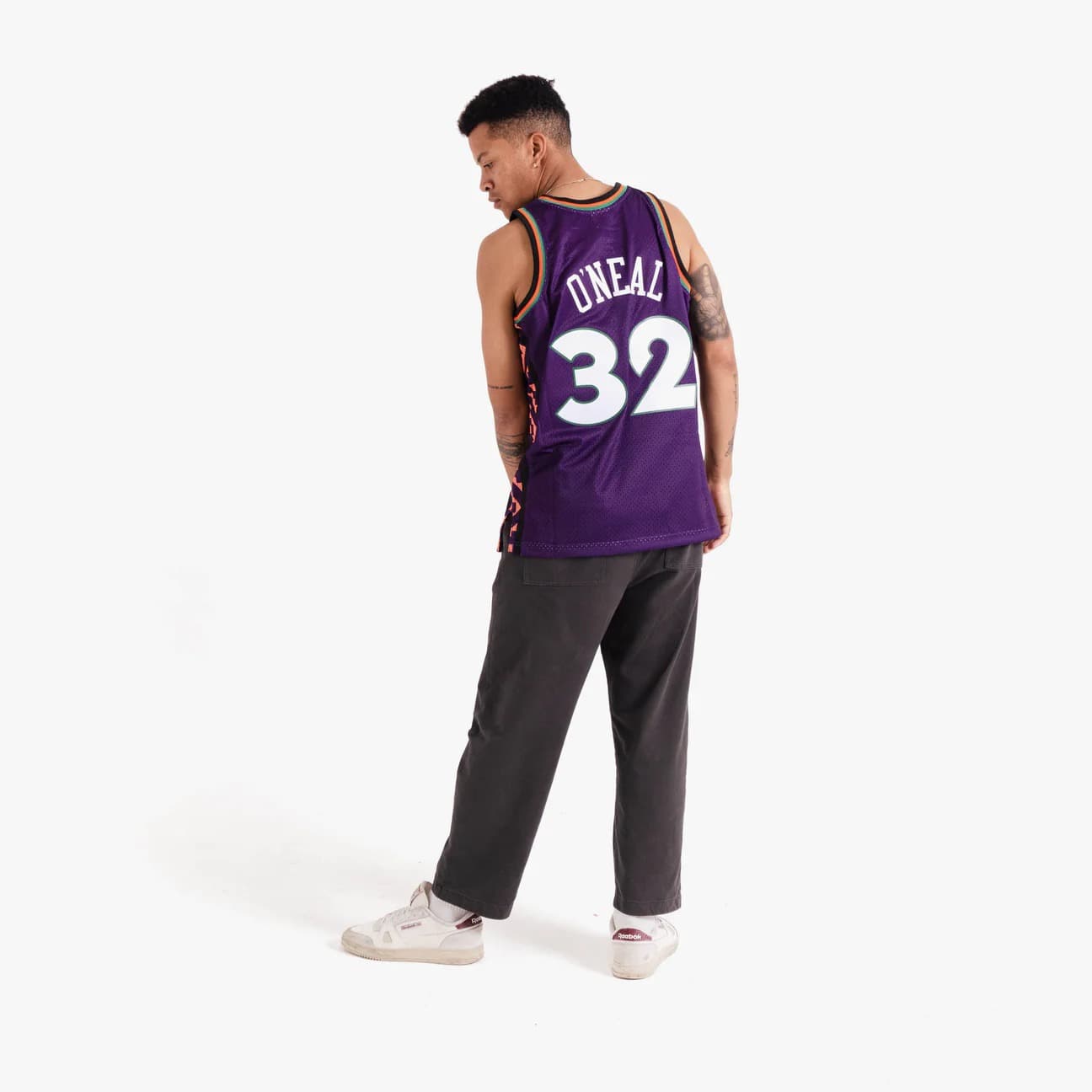 Баскетбольная джерси 1995 All Star Game Shaquille O’Neal #32 Swingman Hardwood Classics Purple Jersey