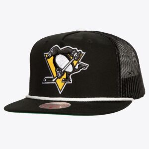 Mitchell-Ness-Black-Pittsburgh-Penguins-Roper-Trucker-Adjustable-Hat-300x300