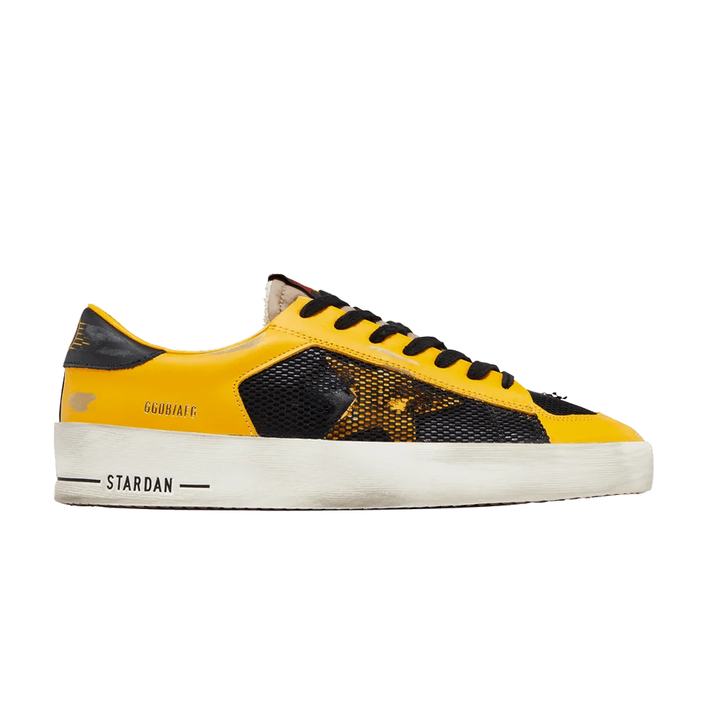 Кроссовки Golden Goose Stardan Net Stars 'Yellow Black'