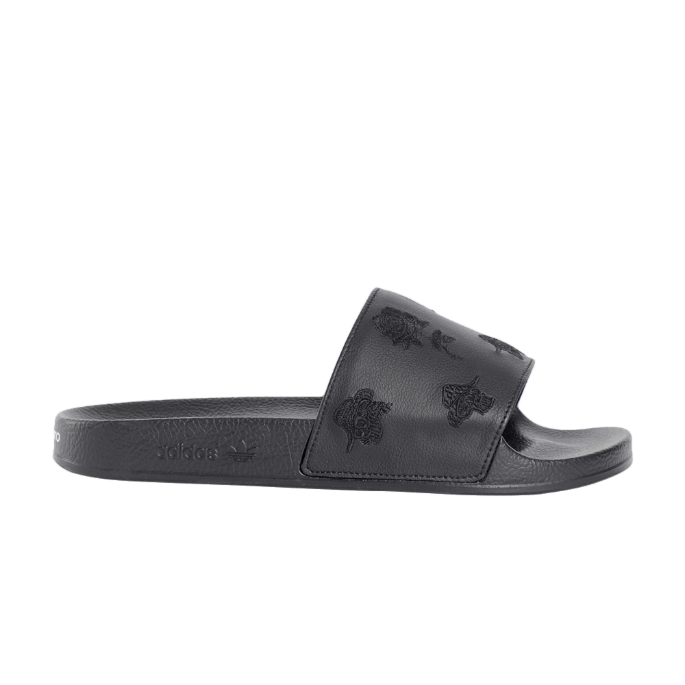 Кроссовки adidas Y-3 Adilette AOP 'Rose Black'
