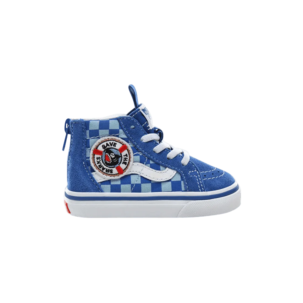 Кроссовки Shark Week x Vans Sk8-Hi Zip Toddler 'Shark Week'