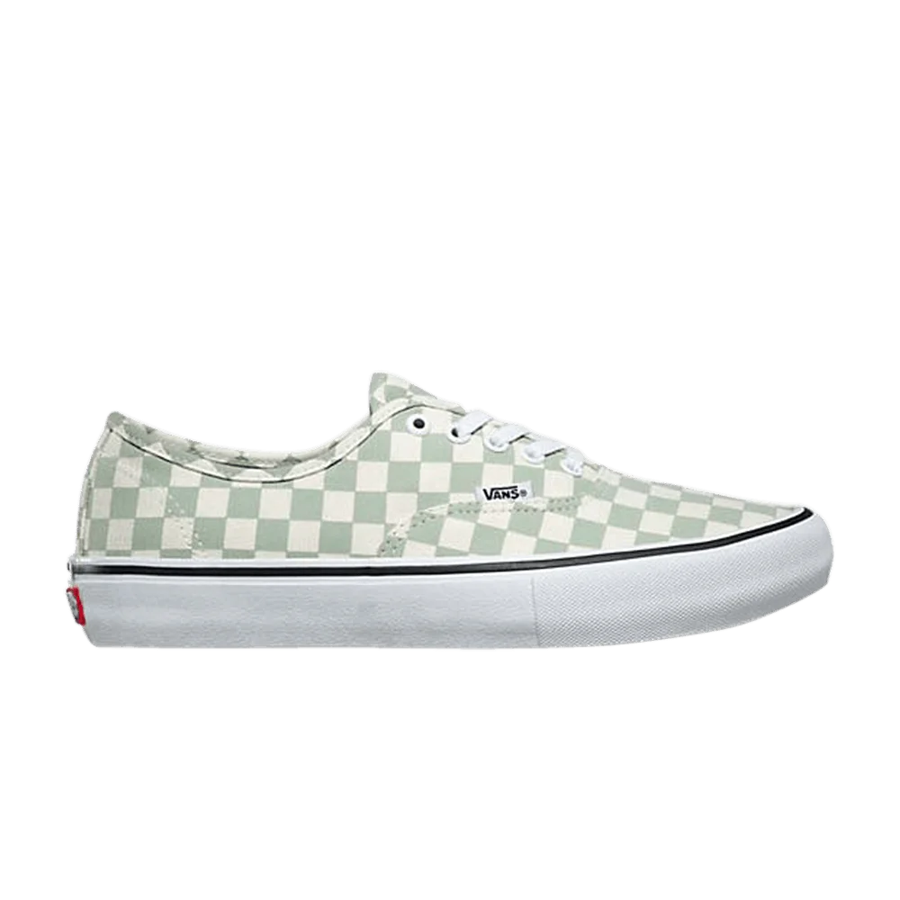Vans-Authentic-Pro-Desert-Sage-Checkerboard