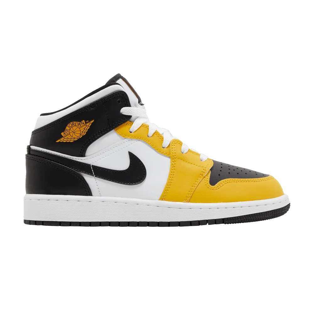 Krossovki-Air-Jordan-1-Mid-GS-Yellow-Ochre