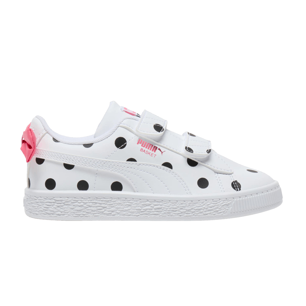 Кроссовки Puma Basket Little Kid 'Bow Polka Dots'