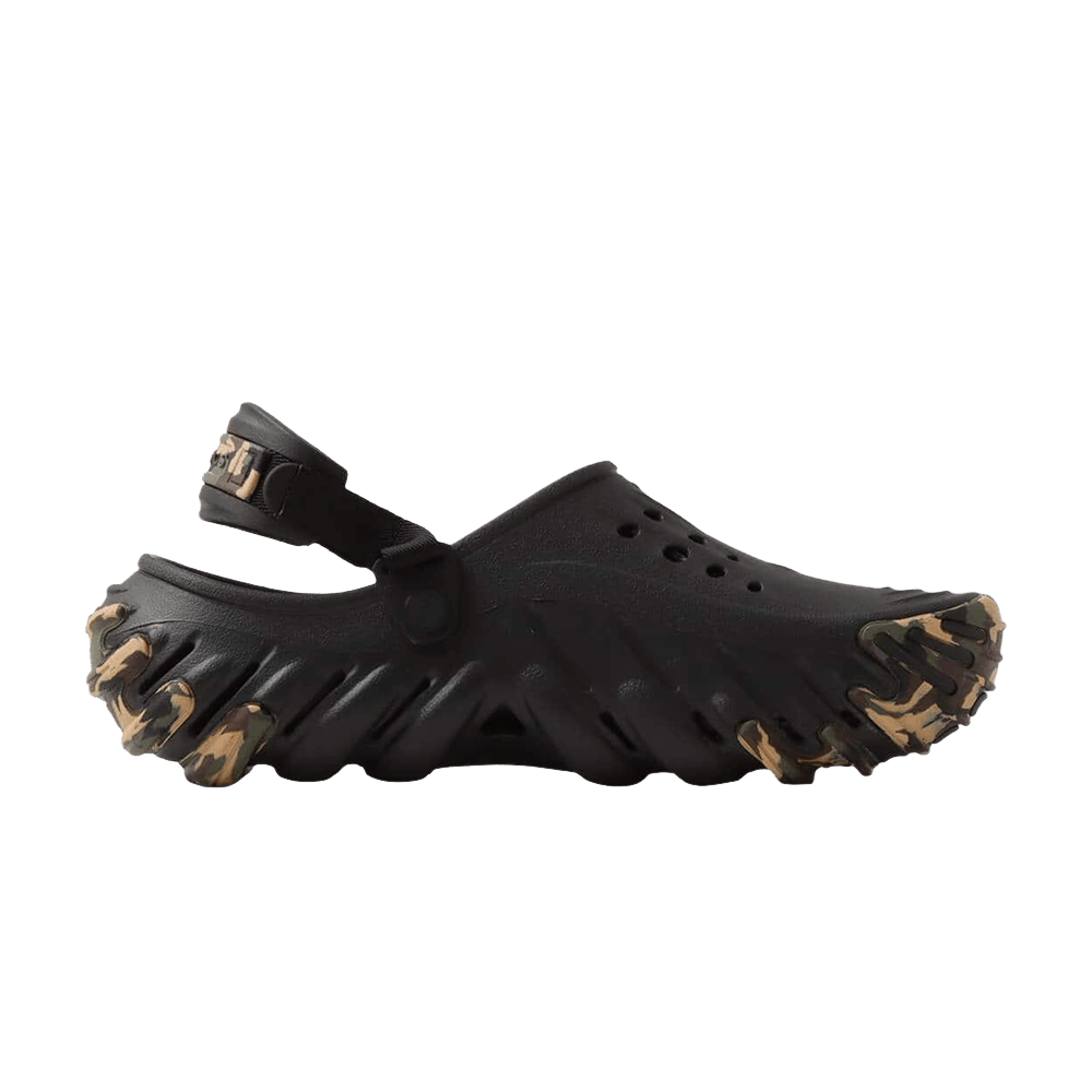 Кроссовки Crocs Echo RO Clog 'Camo - Black Multi-Color'