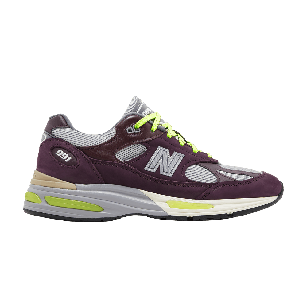 Кроссовки Patta x New Balance 991v2 Made in England 'Pickled Beet'