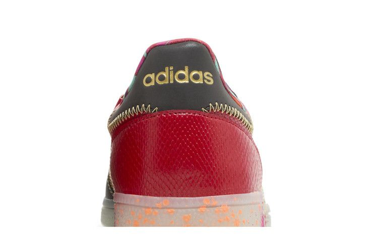 Кроссовки S.E.E.D. x adidas Handball Spezial 'Scarlet Gold Paint Splatter'