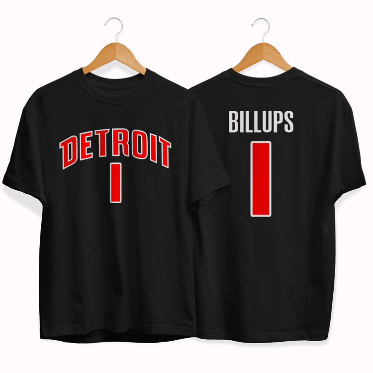 Футболка Detroit Pistons 1 Chauncey Billups tee by slamdunk