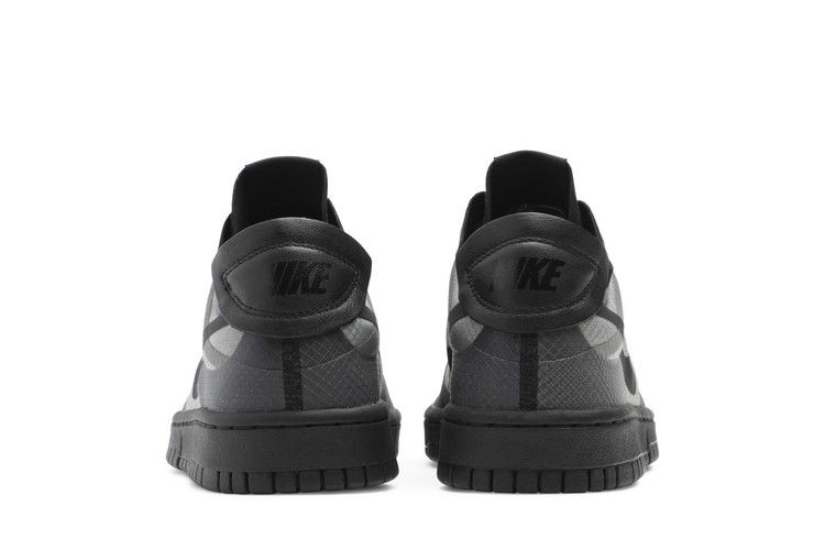 Кроссовки Comme des Garçons x Nike Wmns Dunk Low 'Black Clear'