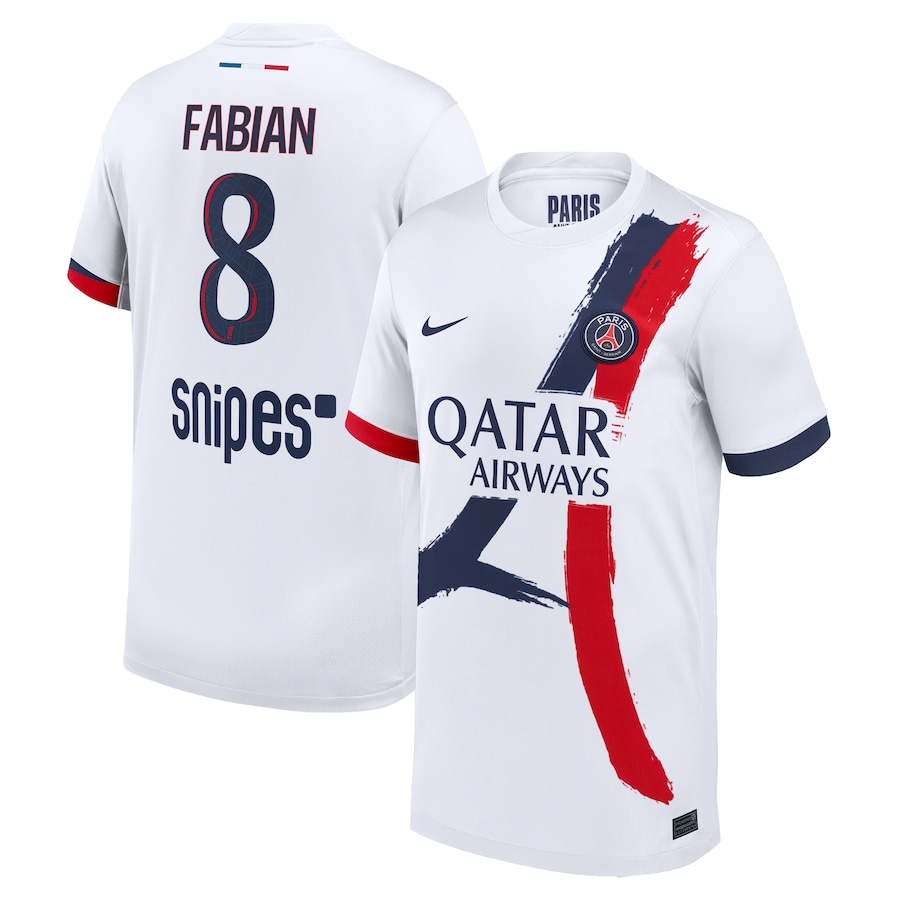 Детская Футбольная форма PSG Nike Away Stadium Shirt 2025-26 - Fabian 8