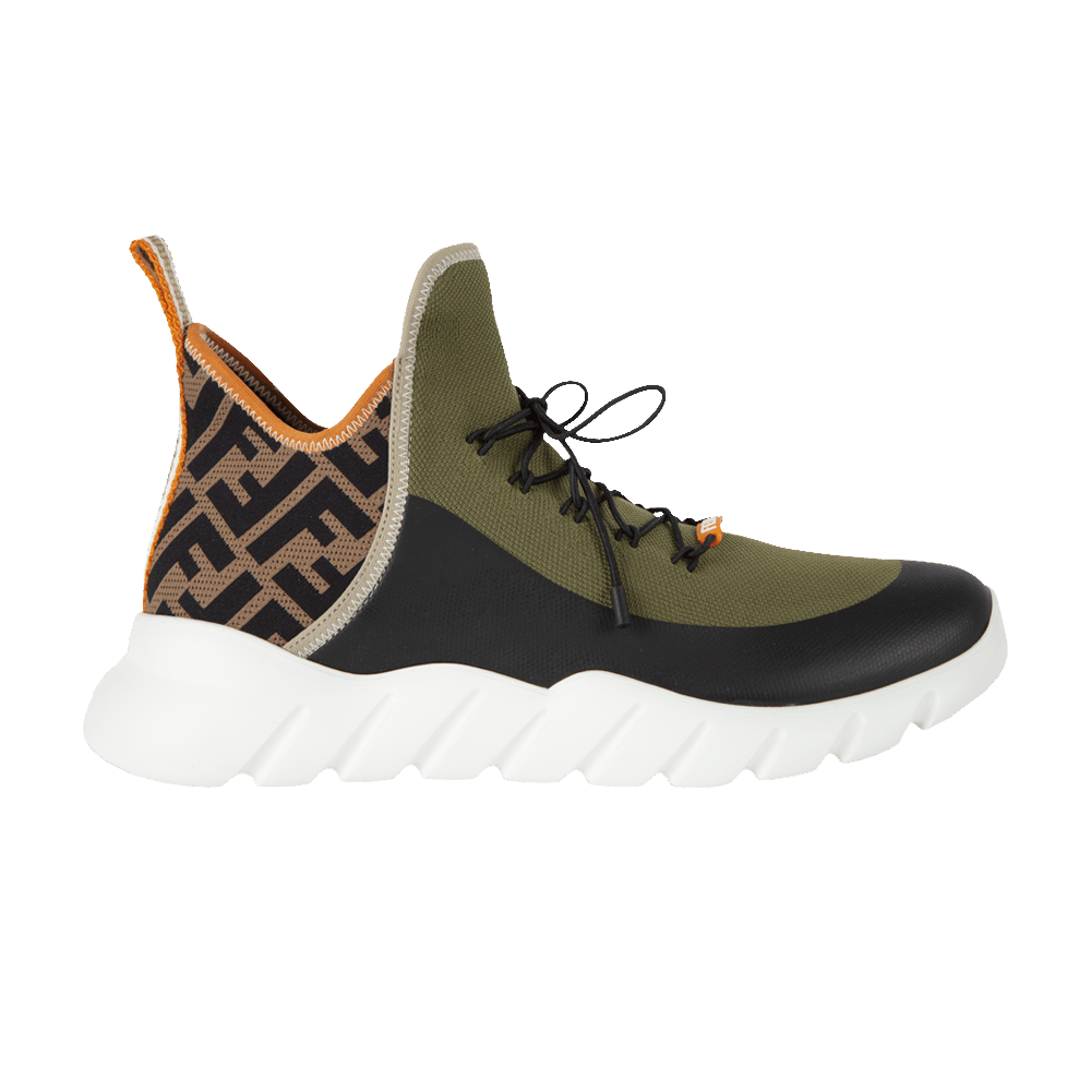 Кроссовки Fendi Fabric Runners 'Green'