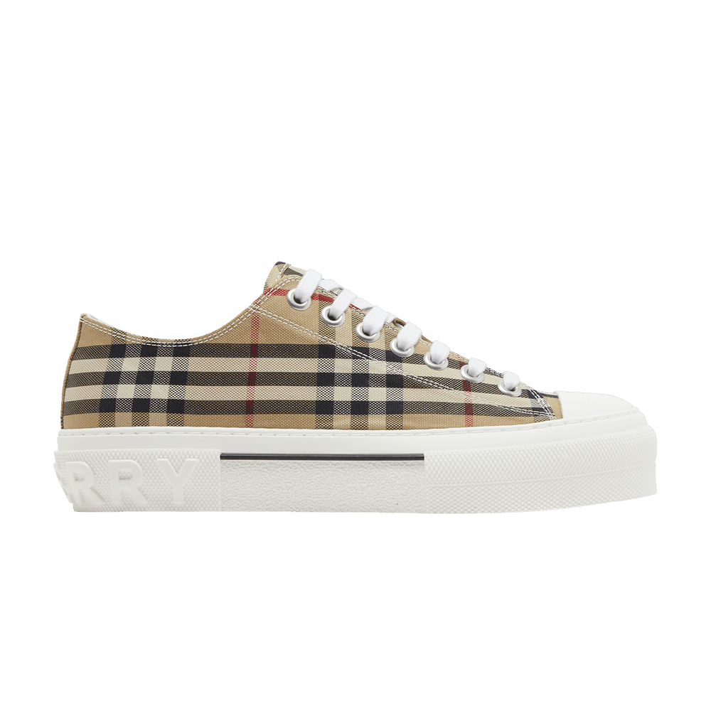 Кроссовки Burberry Check Cotton Sneakers 'Archive Beige'