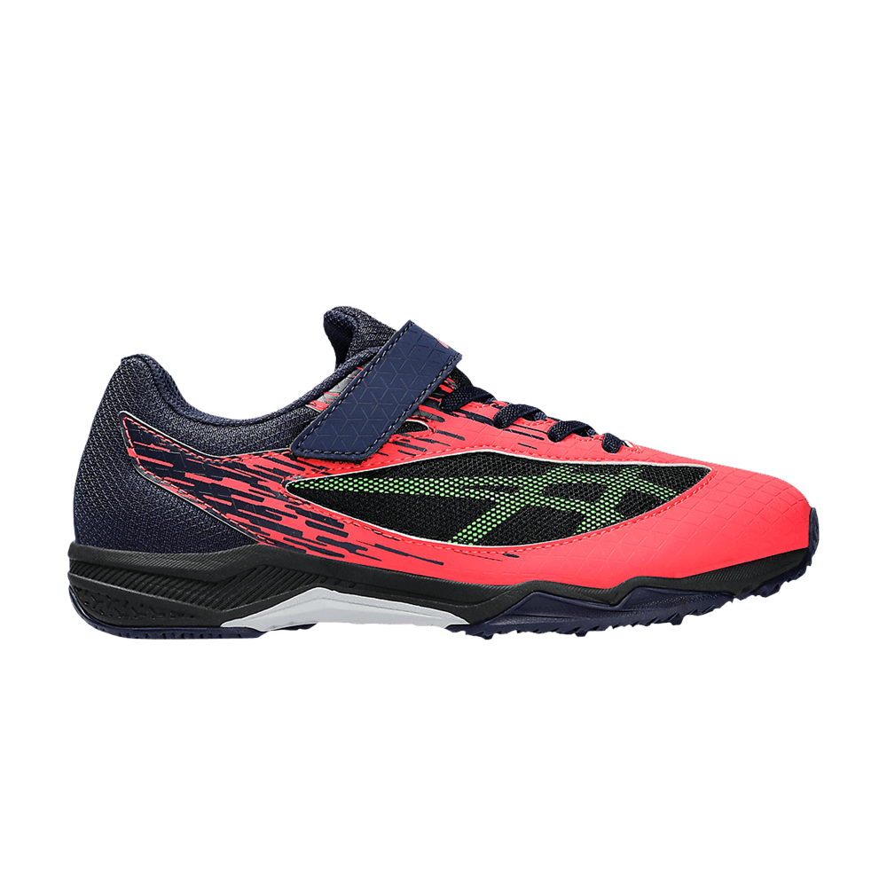 Кроссовки ASICS Lazerbeam SI-MG GS Wide 'Neon Red Navy'
