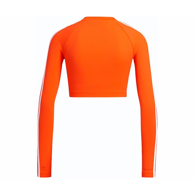 Спортивный топ adidas Ivy Park Rash Guard Top Solar Orange
