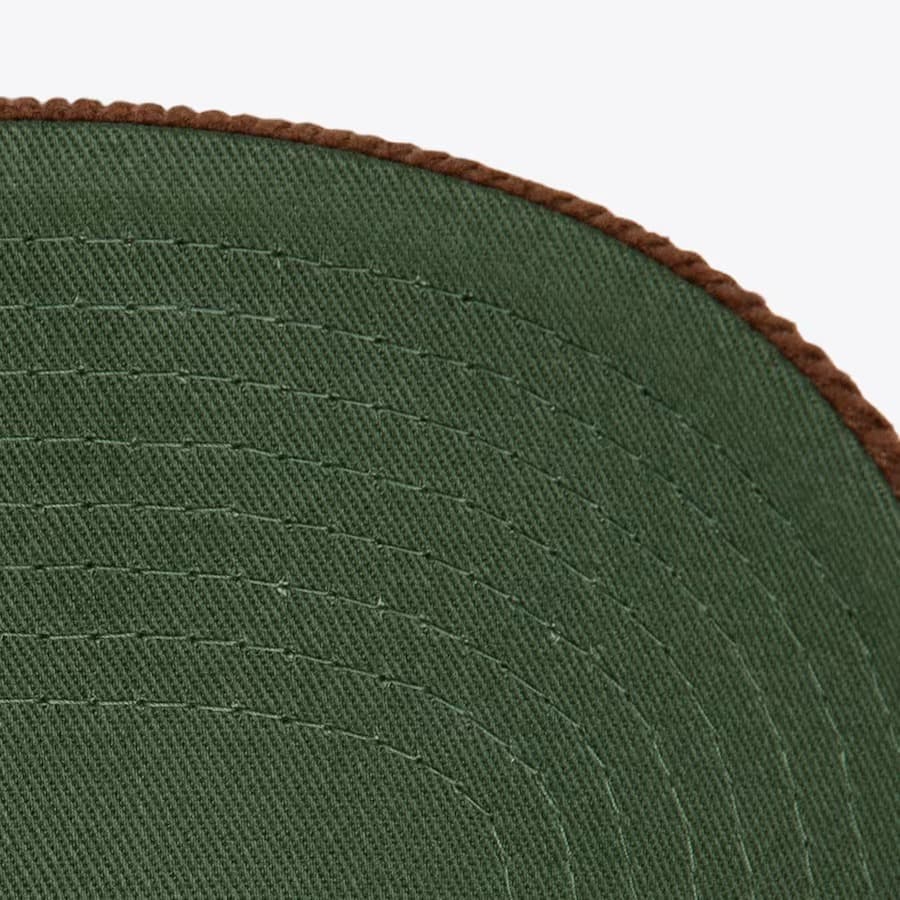 Бейсболка Mitchell & Ness Denim Brown Green Bay Packers Corduroy D-Stressed Pro Snapback Hat