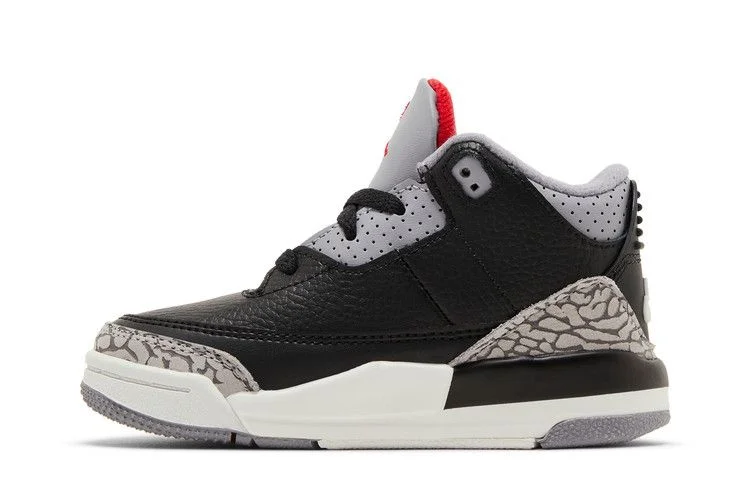 Кроссовки Air Jordan 3 Retro OG TD 'Black Cement' 2024