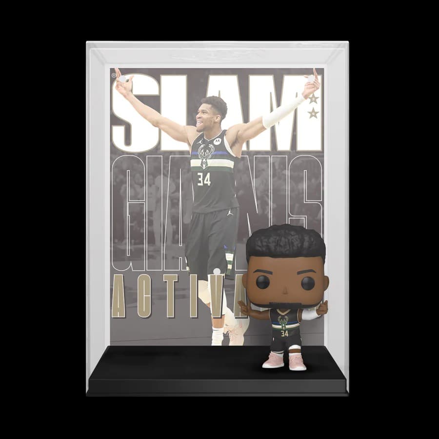 Коллекционная фигурка Funko Giannis Antetokounmpo Milwaukee Bucks Slam Magazine Cover NBA Pop Vinyl