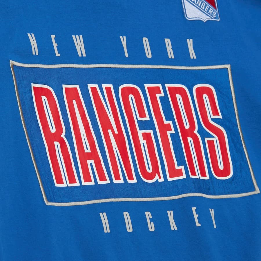 Футболка Mitchell & Ness Royal New York Rangers Team OG 2.0 Premium T-Shirt