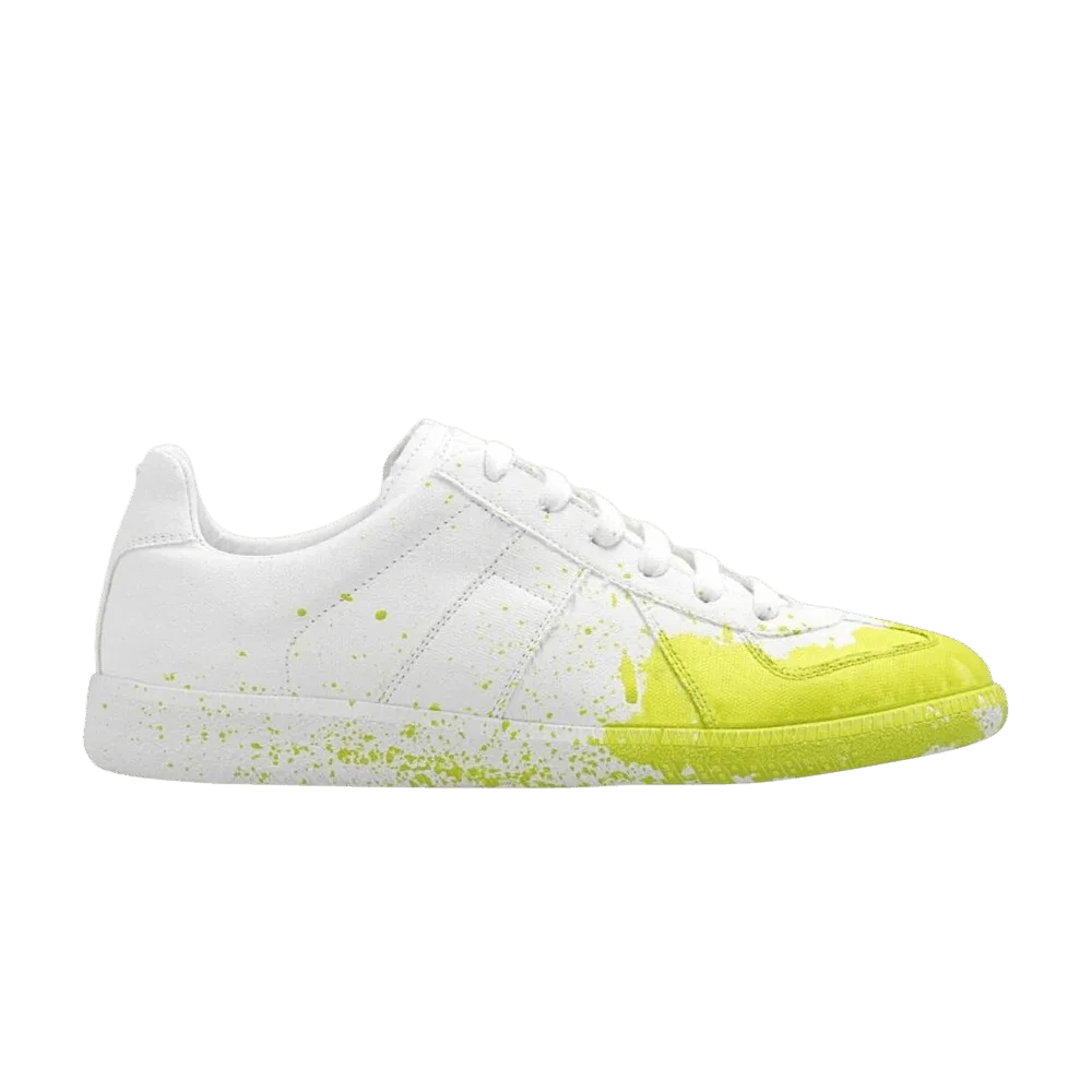 Krossovki-Maison-Margiela-Wmns-Replica-Low-Paint-Splatter-White-Yellow-Fluo