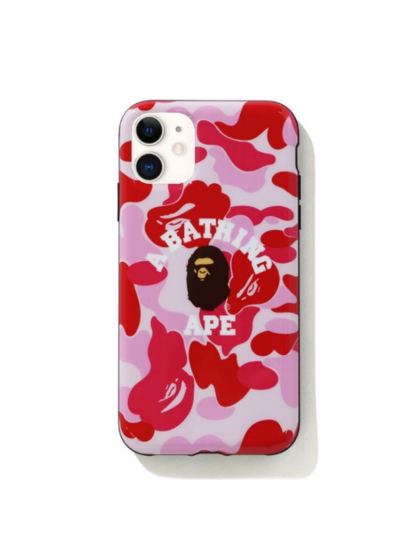 Защитный чехол BAPE ABC Camo College iPhone 11 Case Pink