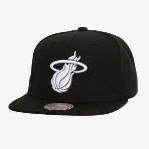 Mitchell-Ness-Black-White-Miami-Heat-Evergreen-OG-Snapback-Hat-300x300