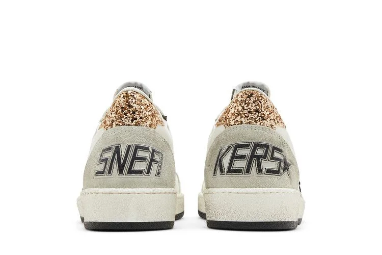 Кроссовки Golden Goose Wmns Ballstar 'White Black Gold Ice'