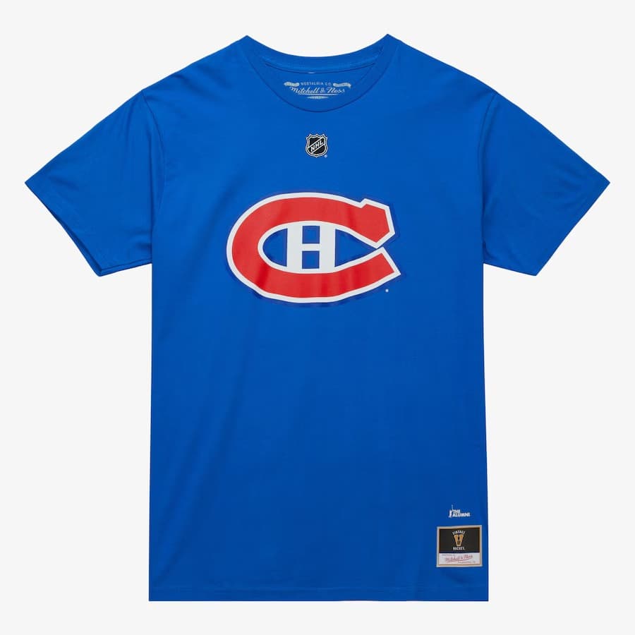 Футболка Mitchell & Ness Patrick Roy Blue Montreal Canadiens Name & Number T-Shirt