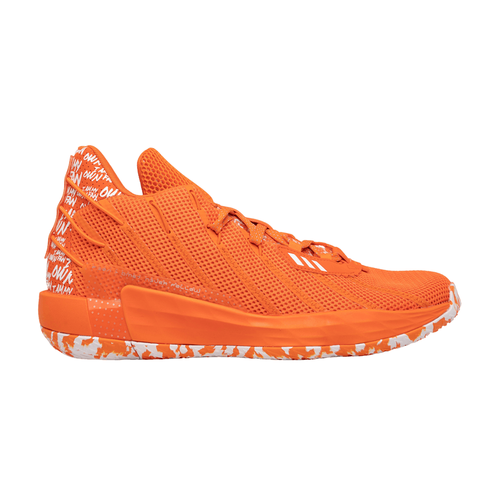 Кроссовки Adidas Dame 7 'I Am My Own Fan - Team Orange'