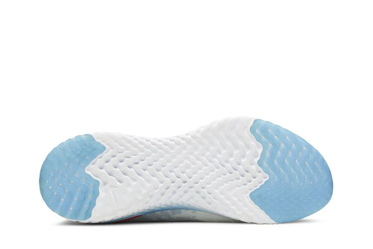 Кроссовки Nike Epic React Flyknit 2 'Blue Hero Bright Crimson'