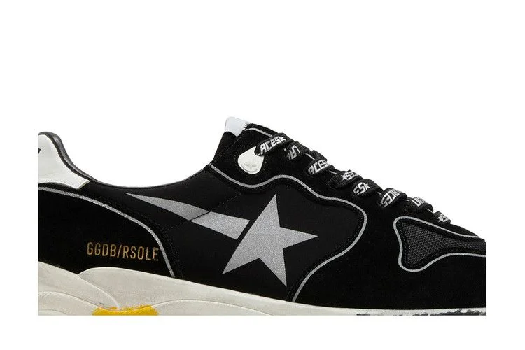 Кроссовки Golden Goose Running Sole 'Black Silver'