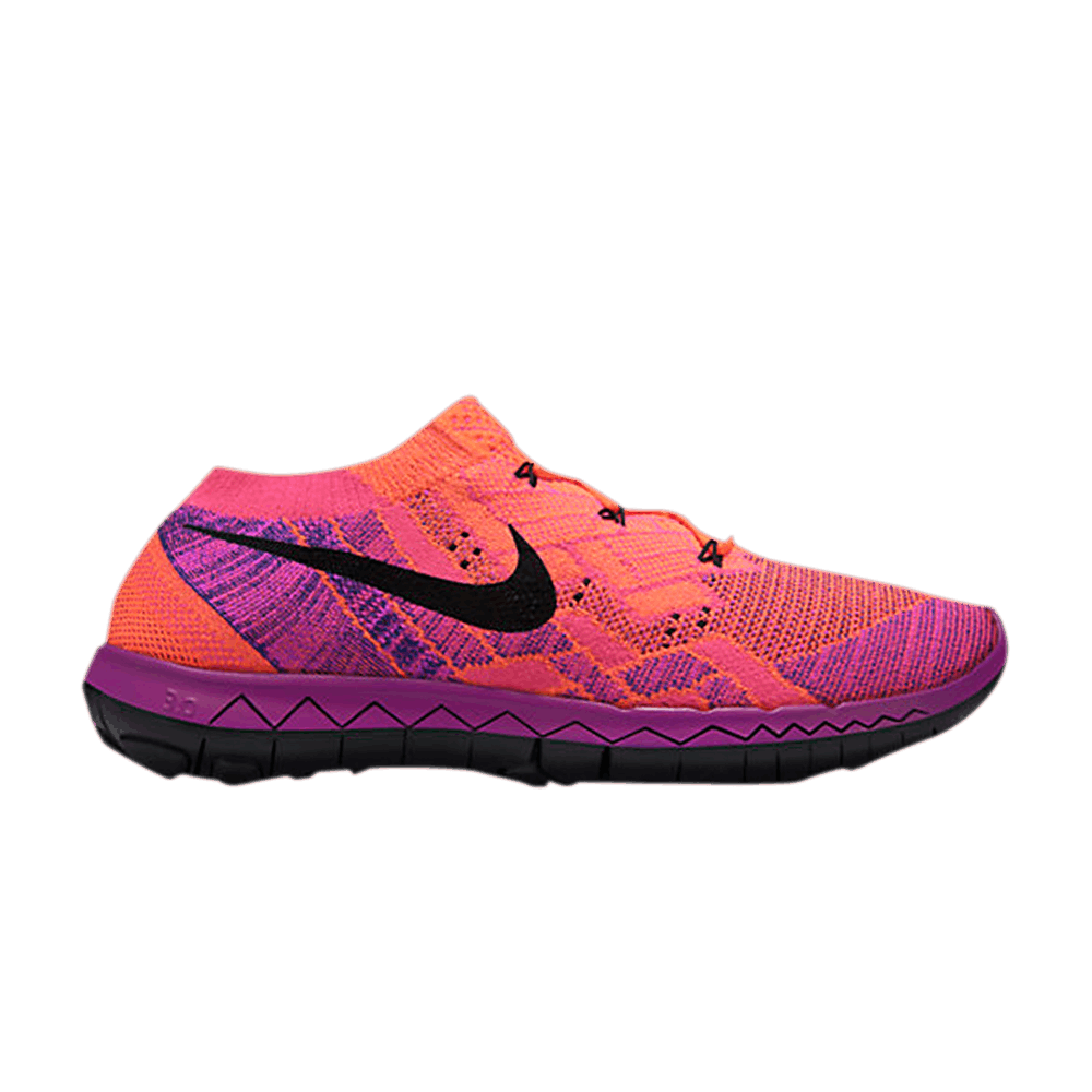 Кроссовки Nike Wmns Free 3.0 Flyknit 'Hyper Orange Vivid Purple'