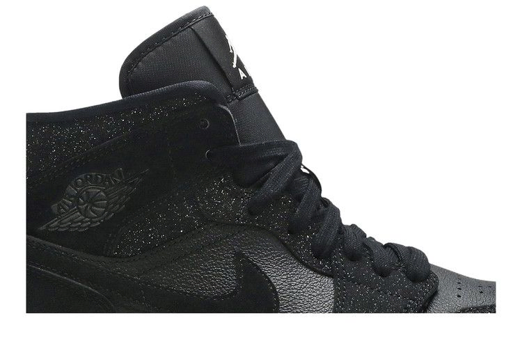 Кроссовки Wmns Air Jordan 1 Mid 'Black Glitter'