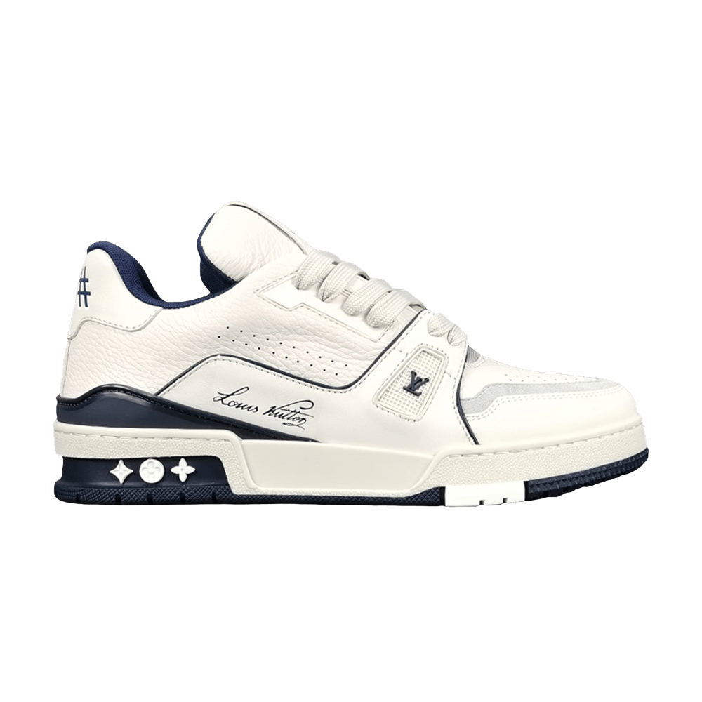 Кроссовки Louis Vuitton Trainer Low '#54 Signature - White Marine'