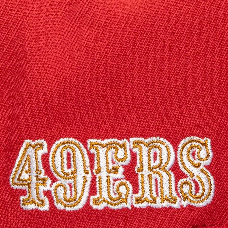 Бейсболка Mitchell & Ness Scarlet San Francisco 49ers Diamonds Up Snapback Hat