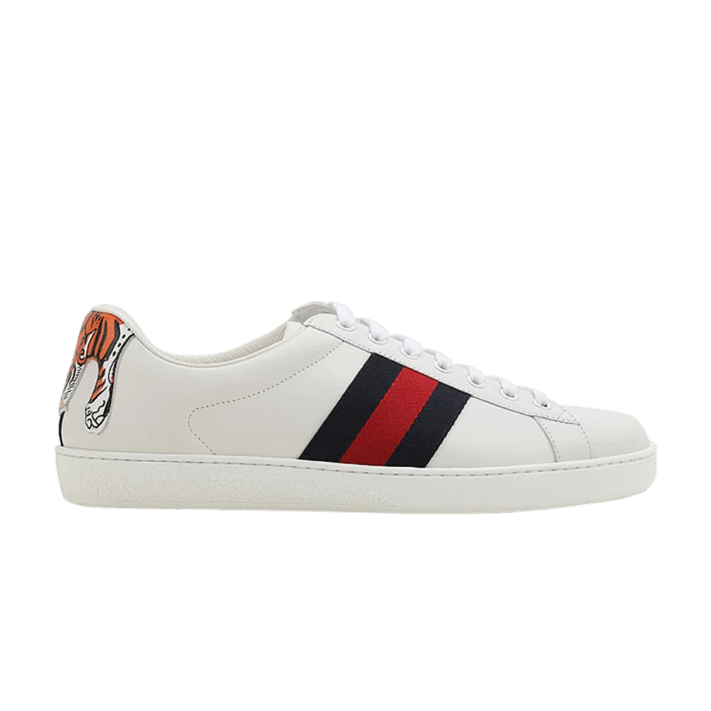 Krossovki-Gucci-Ace-Vintage-Web-Lace-Up-Tiger-Patch