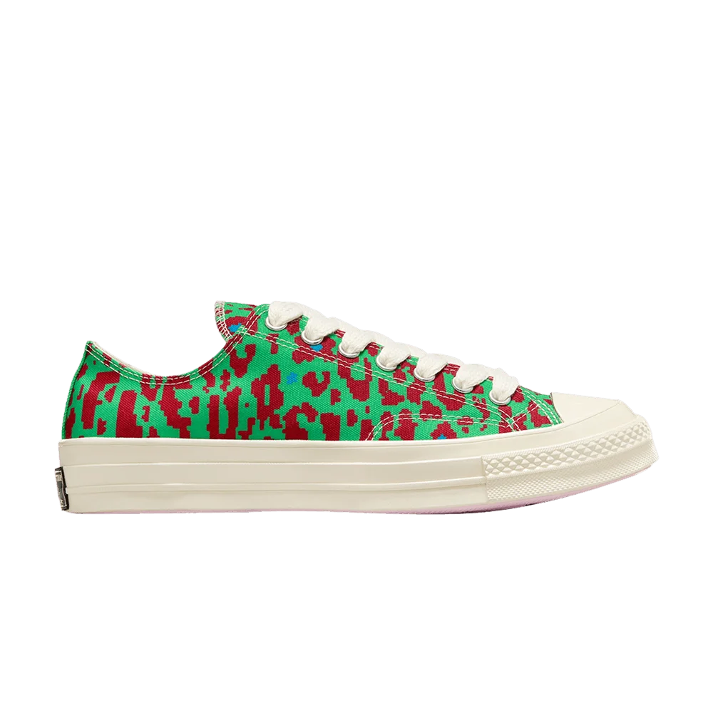 Krossovki-Golf-Le-Fleur-x-Converse-Chuck-70-Low-Digital-Leopard-Pack-Green