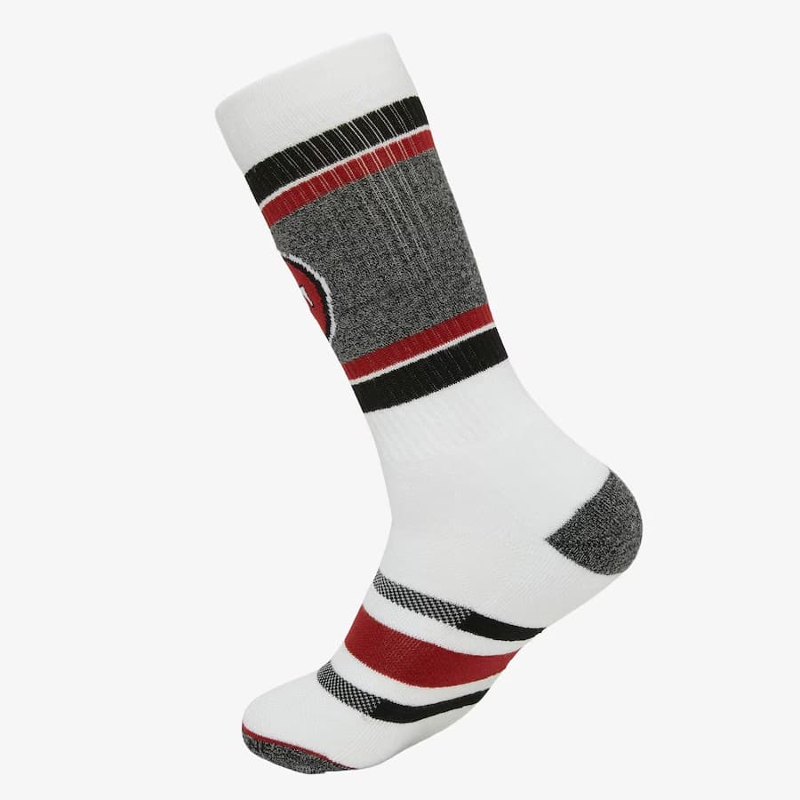Спортивные носки Mitchell & Ness San Francisco 49ers Interception Crew Socks
