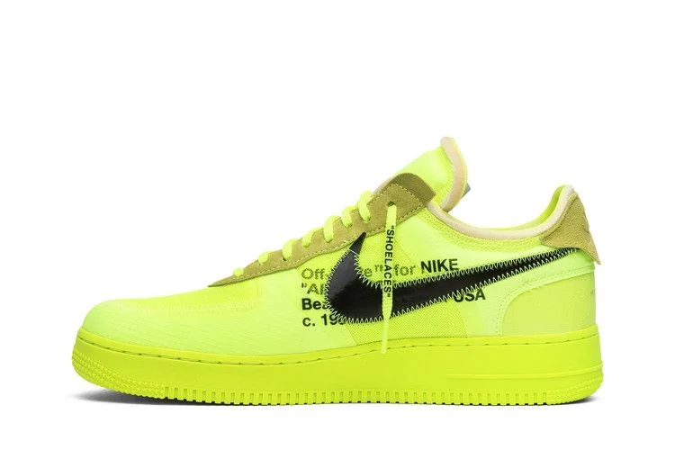 Кроссовки Off-White x Nike Air Force 1 Low 'Volt'