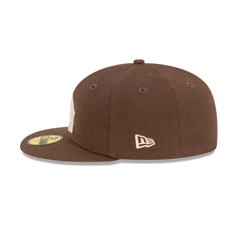 Бейсболка New Era New York Yankees Brownstone 59FIFTY MLB Fitted Hat
