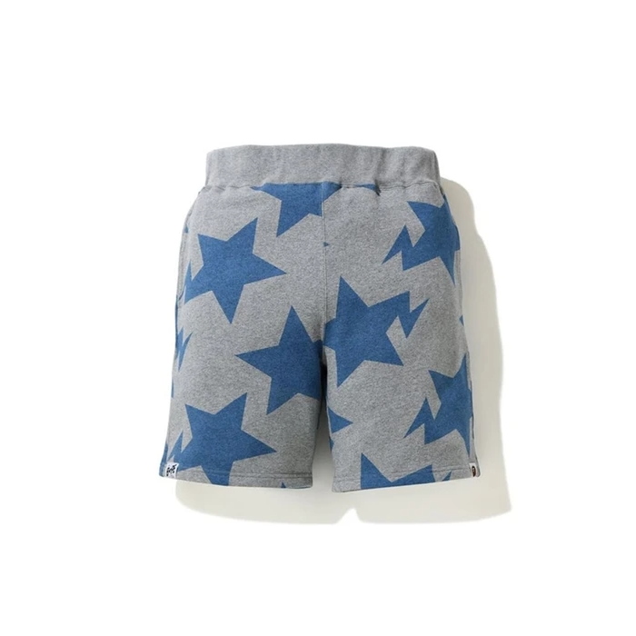 Спортивные шорты BAPE STA Pattern Sweat Shorts Gray/Blue