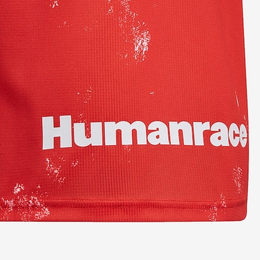 Баскетбольная футболка adidas FC Bayern Human Race Kids Jersey True Red/White