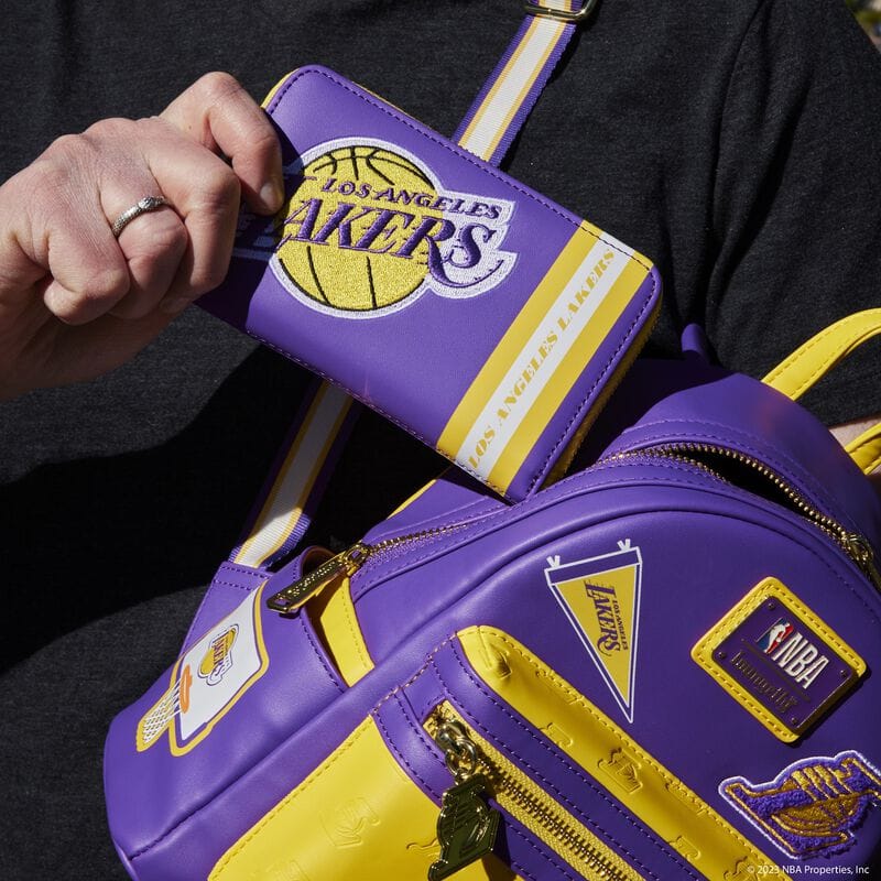 Кошелёк NBA Los Angeles Lakers Patch Icons Zip Around Wallet