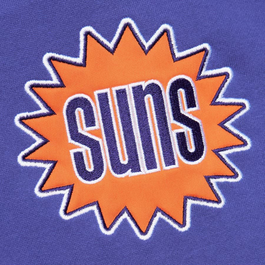 Худи Mitchell & Ness Purple Phoenix Suns Team OG 2.0 Vintage Logo Fleece Pullover Hoodie