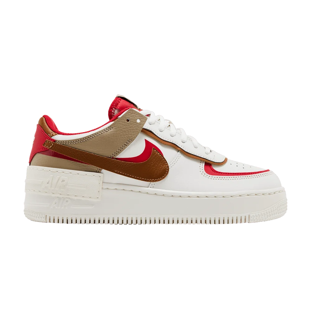 Krossovki-Nike-Wmns-Air-Force-1-Shadow-Phantom-Fire-Red-Khaki