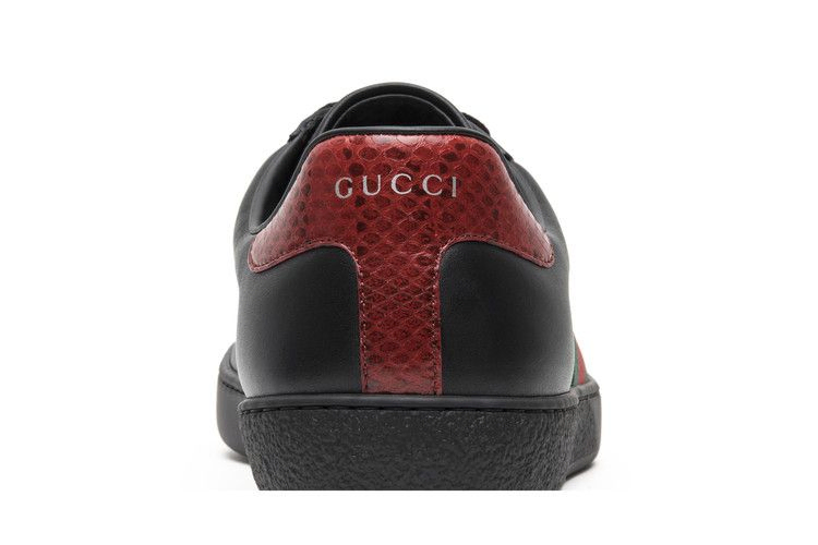 Кроссовки Gucci Ace Leather 'Black'