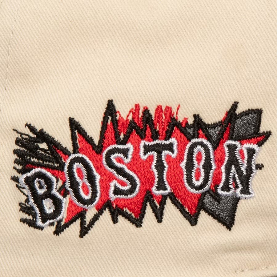 Mitchell-Ness-Cream-Boston-Red-Sox-Overspray-Pro-Crown-Snapback-Hat-2